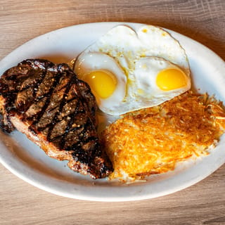 Sirloin Steak & Eggs