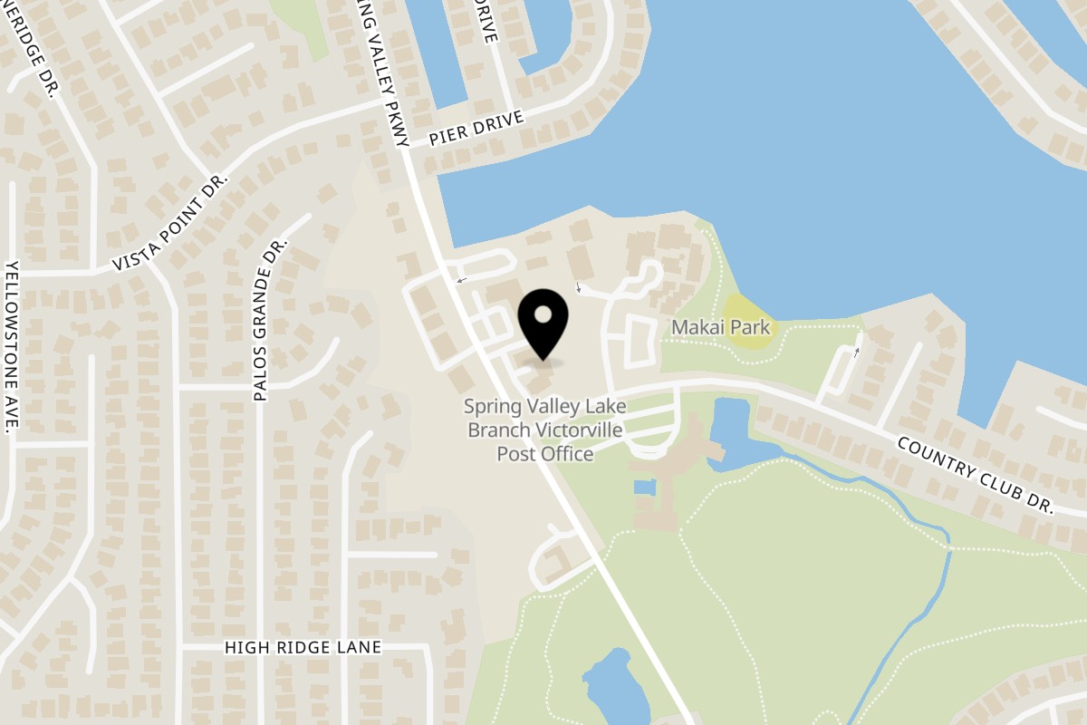 Map showing the location of Republic on 13261 Spring Valley Pkwy # 102 in Victorville